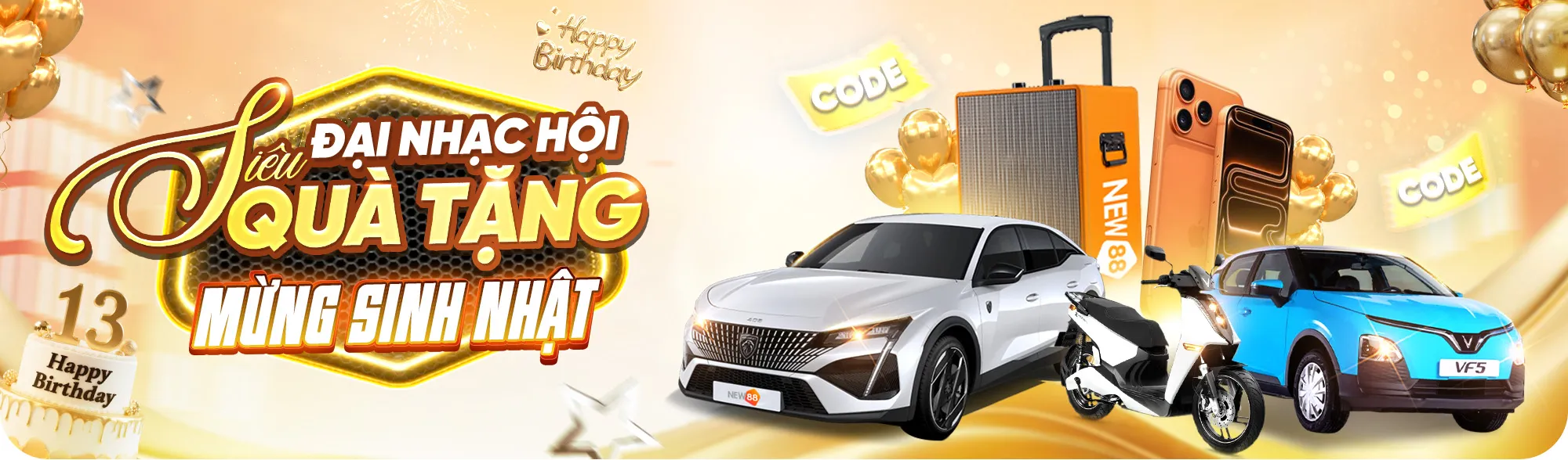Thông tin chi tiết chương trình khuyến mãi New88